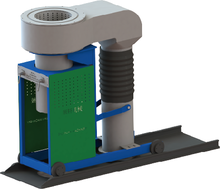 Máquina de produção de fibra oca de poliéster