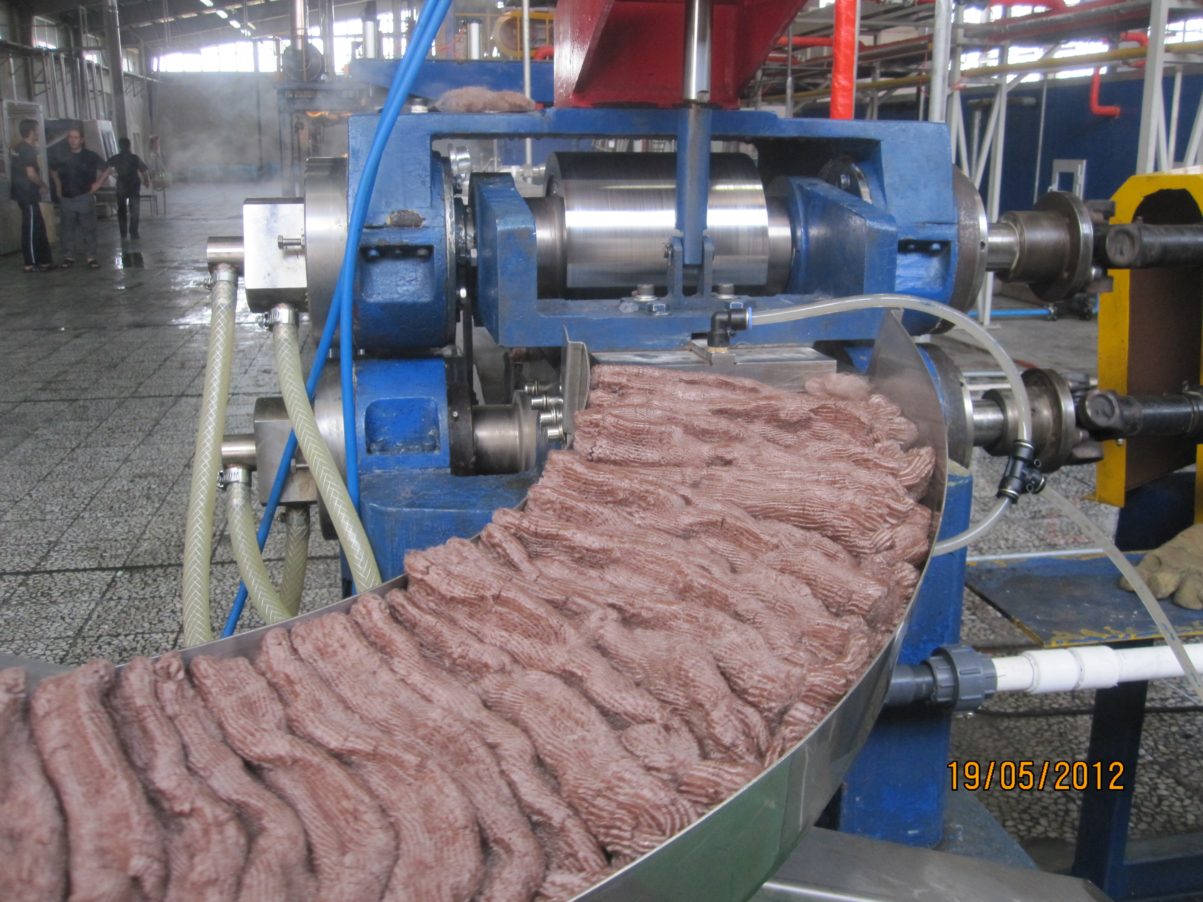 Linha de produção de fibra de grampo de poliéster tipo algodão